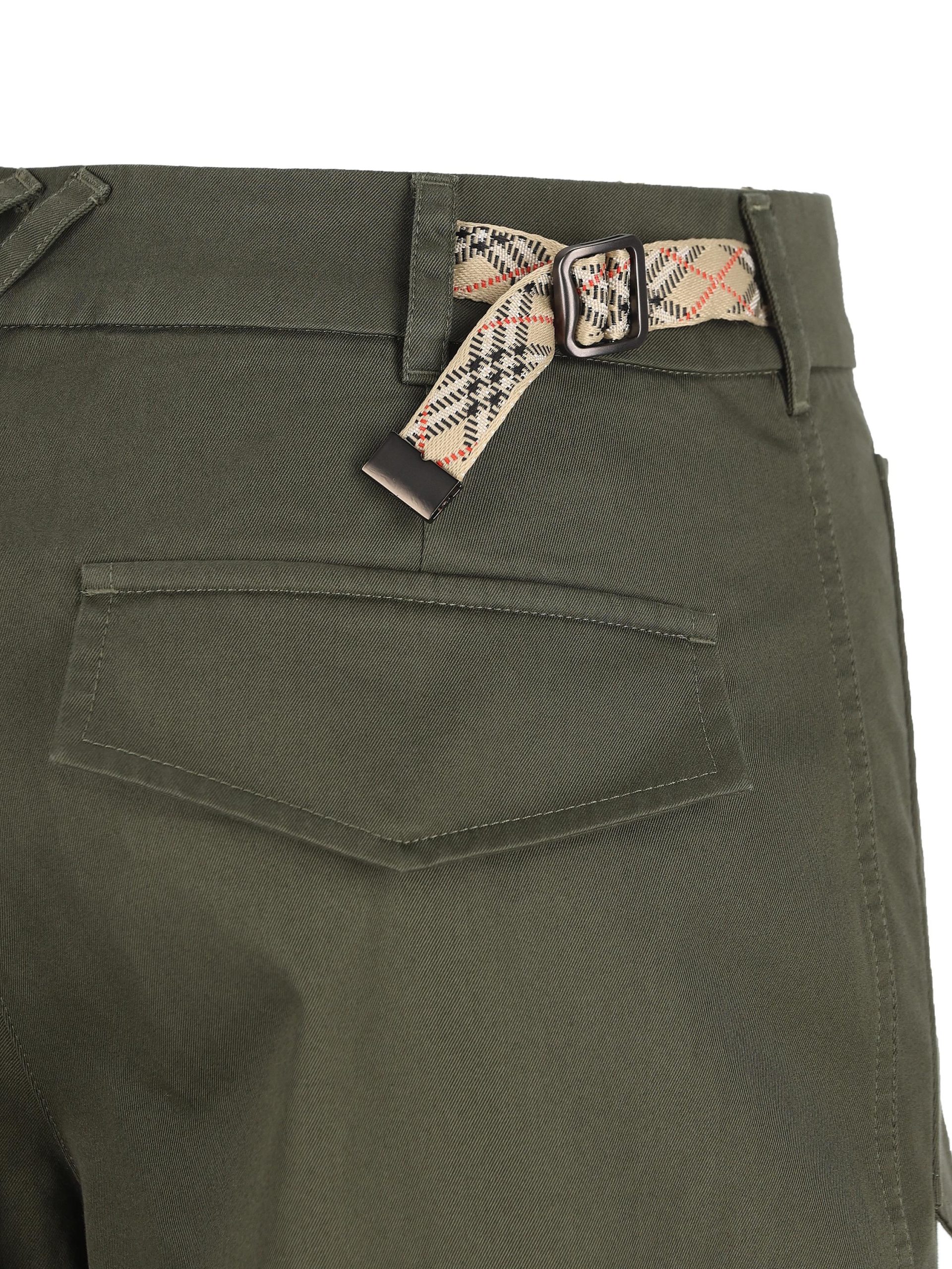 BURBERRY Pantaloni Cargo In Gabardine - immagine 4