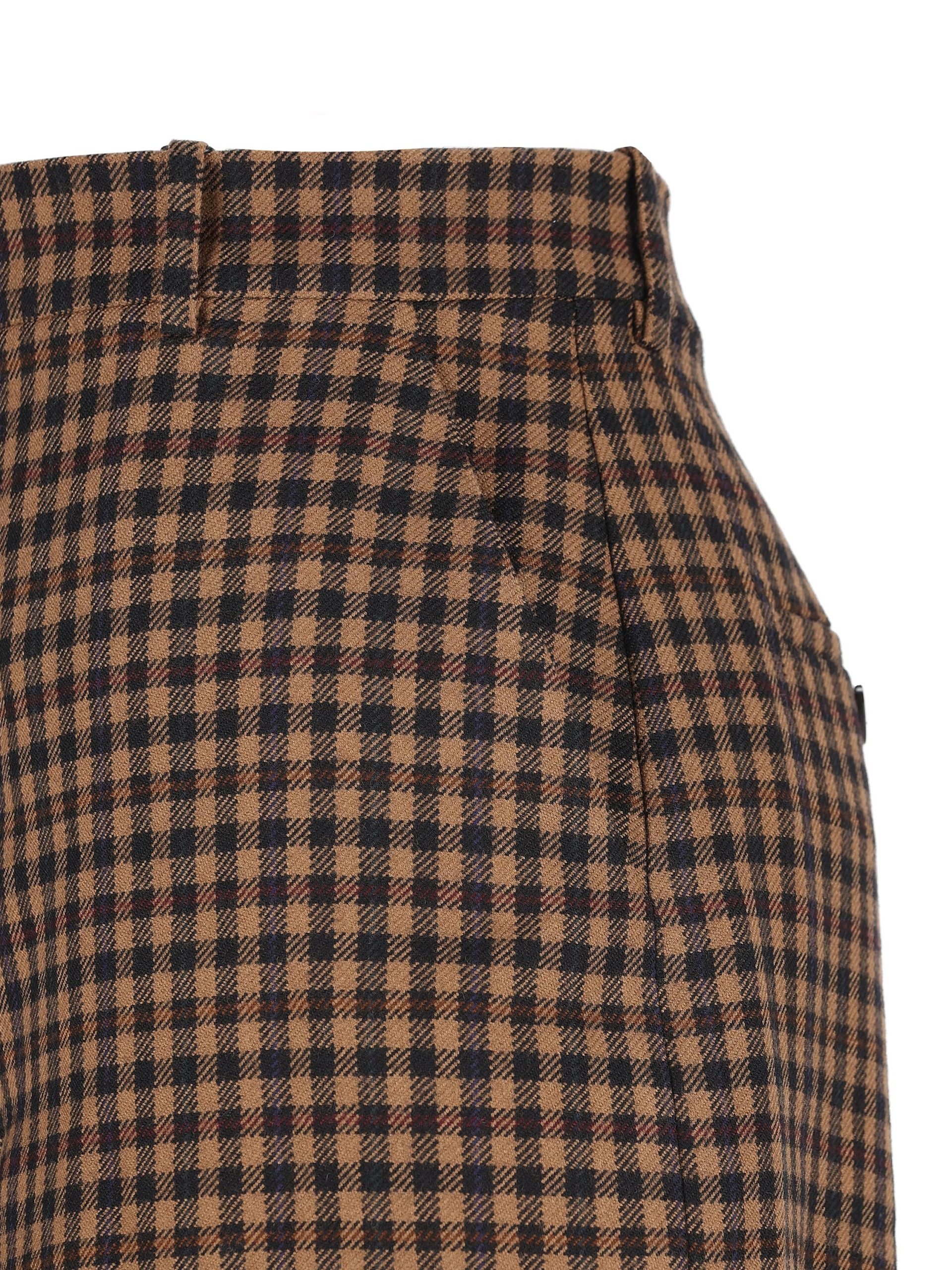 SAINT LAURENT Gonna Pantalone In Lana - immagine 4