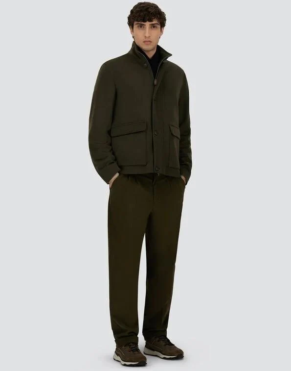 Field jacket in pure cashmere - immagine 5