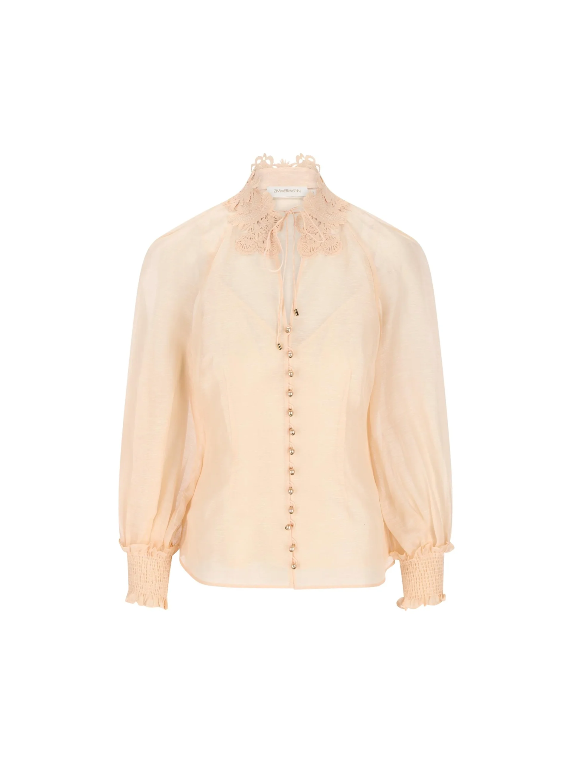 ZIMMERMANN Blusa Con Colletto Rebellion - immagine 2