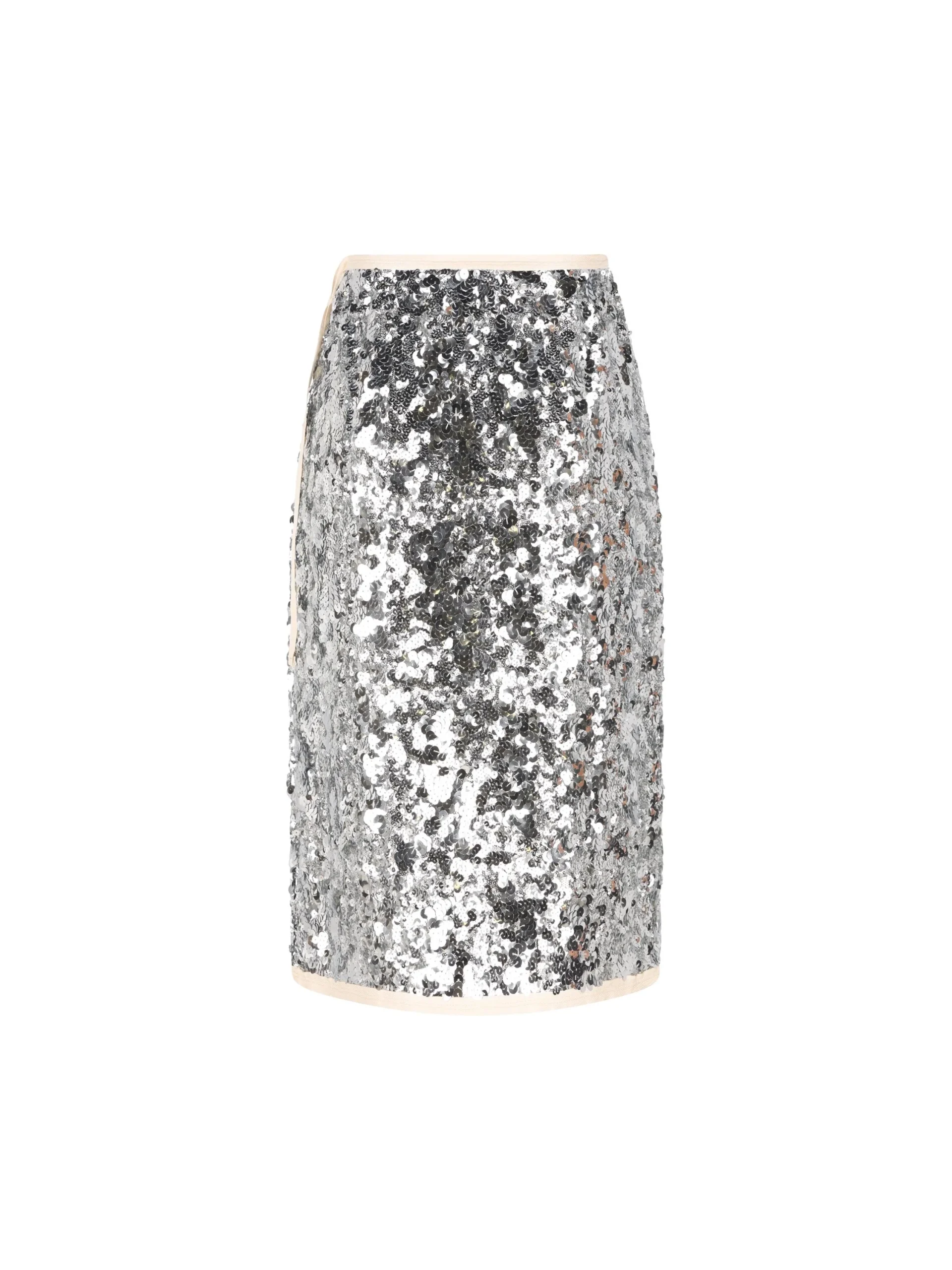 PRADA Gonna Ricamata Con Paillettes - immagine 3
