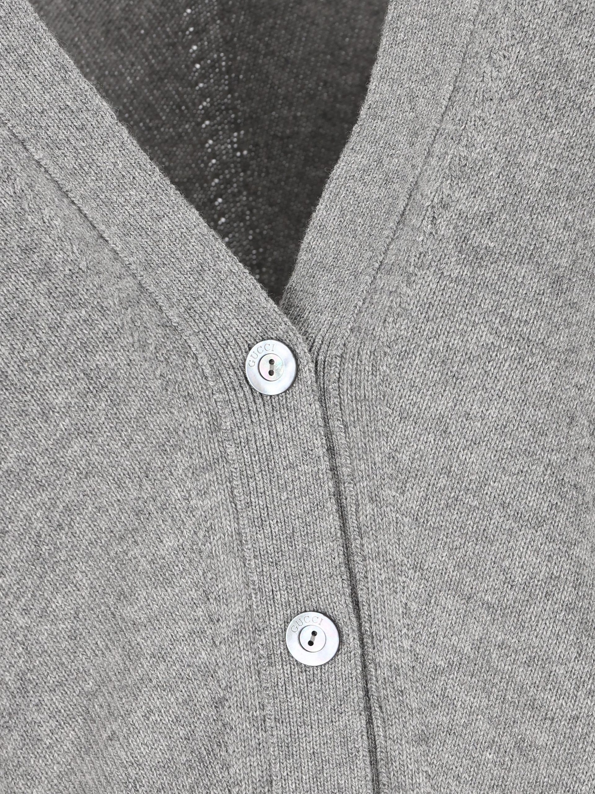 GUCCI Cardigan In Lana E Cashmere - immagine 4