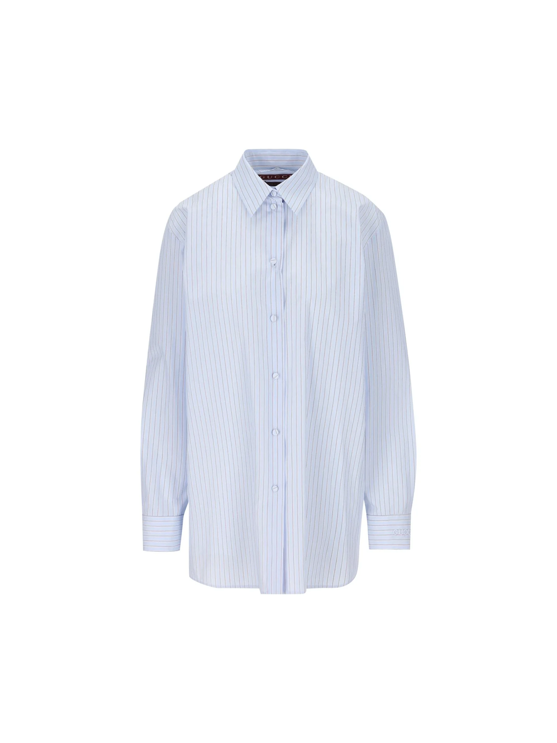 GUCCI Camicia In Cotone A Righe - immagine 2