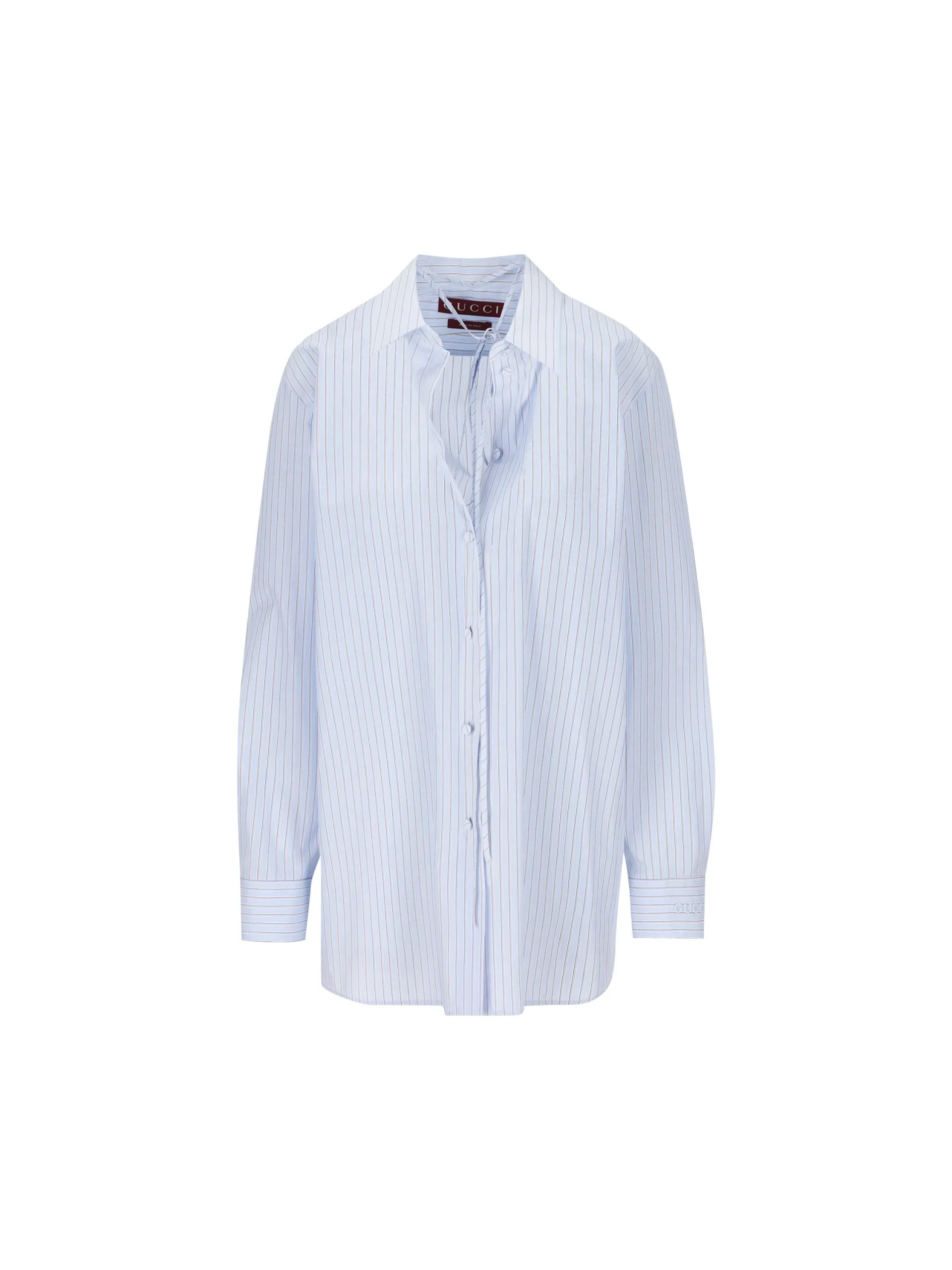 GUCCI Camicia In Cotone A Righe - immagine 4