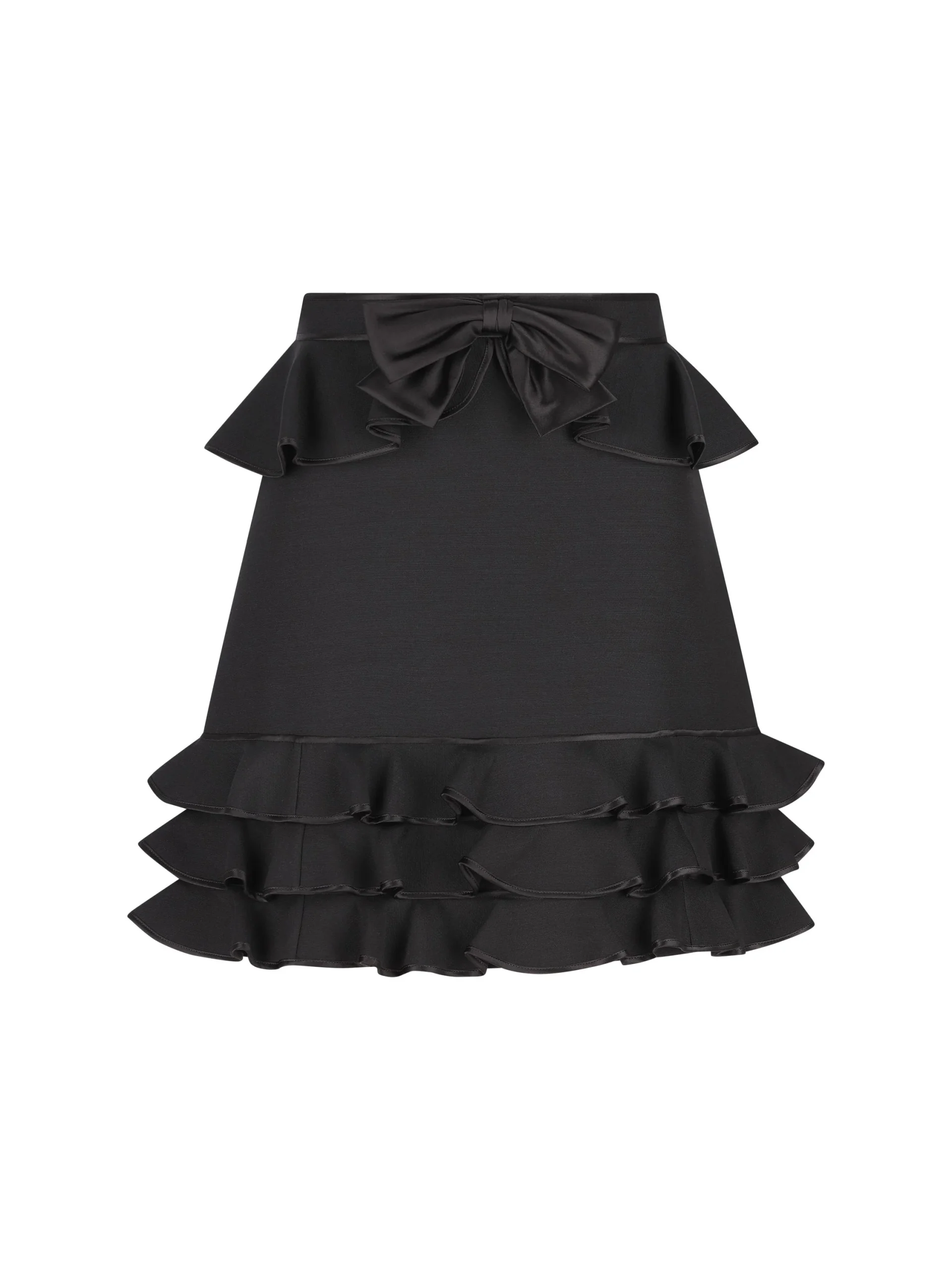 VALENTINO GARAVANI Gonna Corta In Crepe Couture - immagine 2