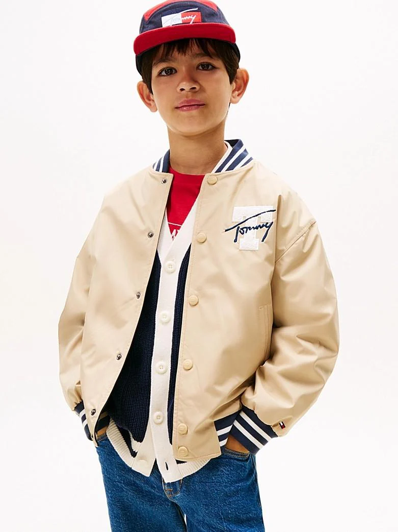 Bomber relaxed fit reversibile con logo - immagine 5