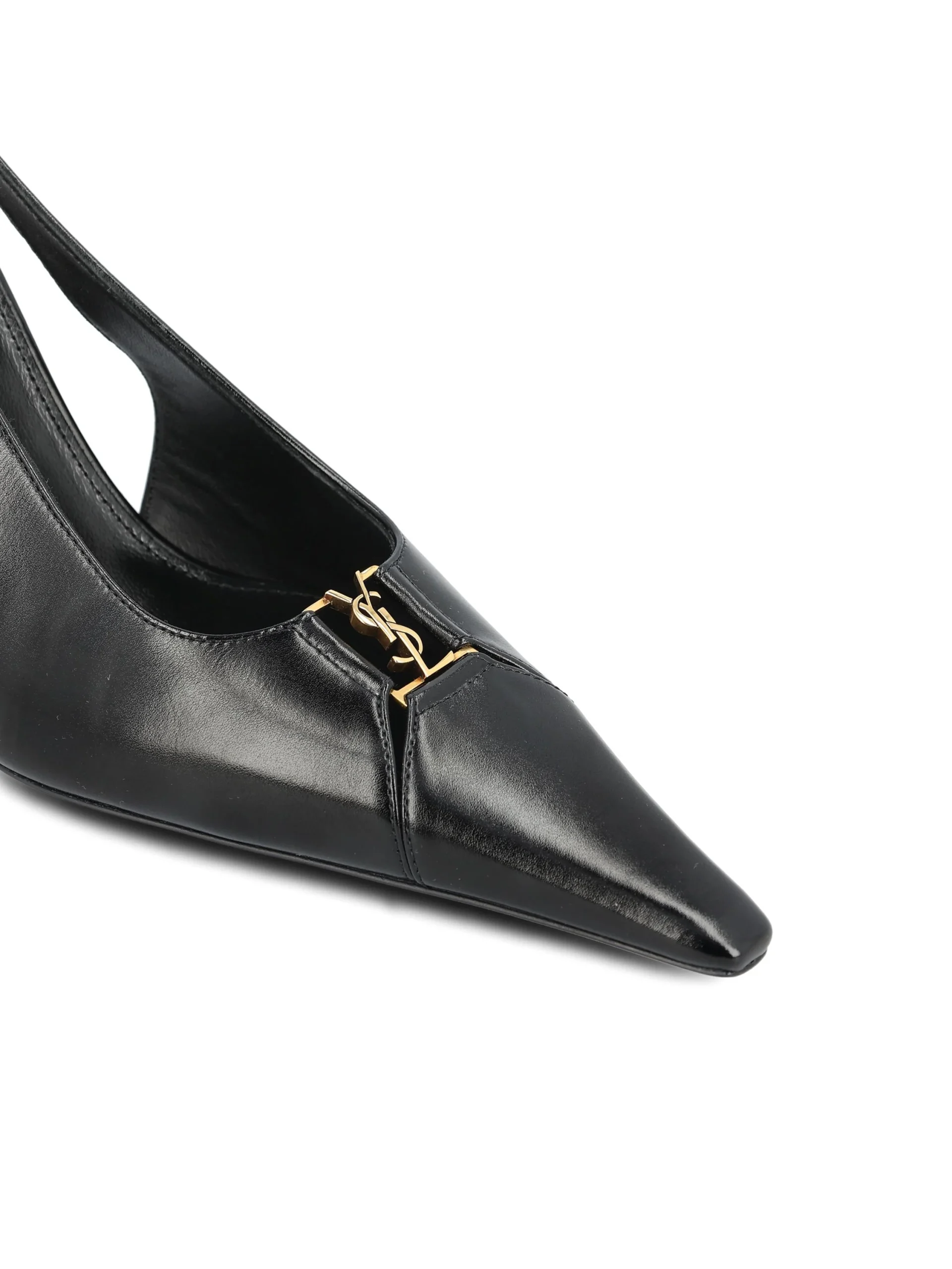 SAINT LAURENT Décolleté Babylone Breteuil In Pelle - immagine 5