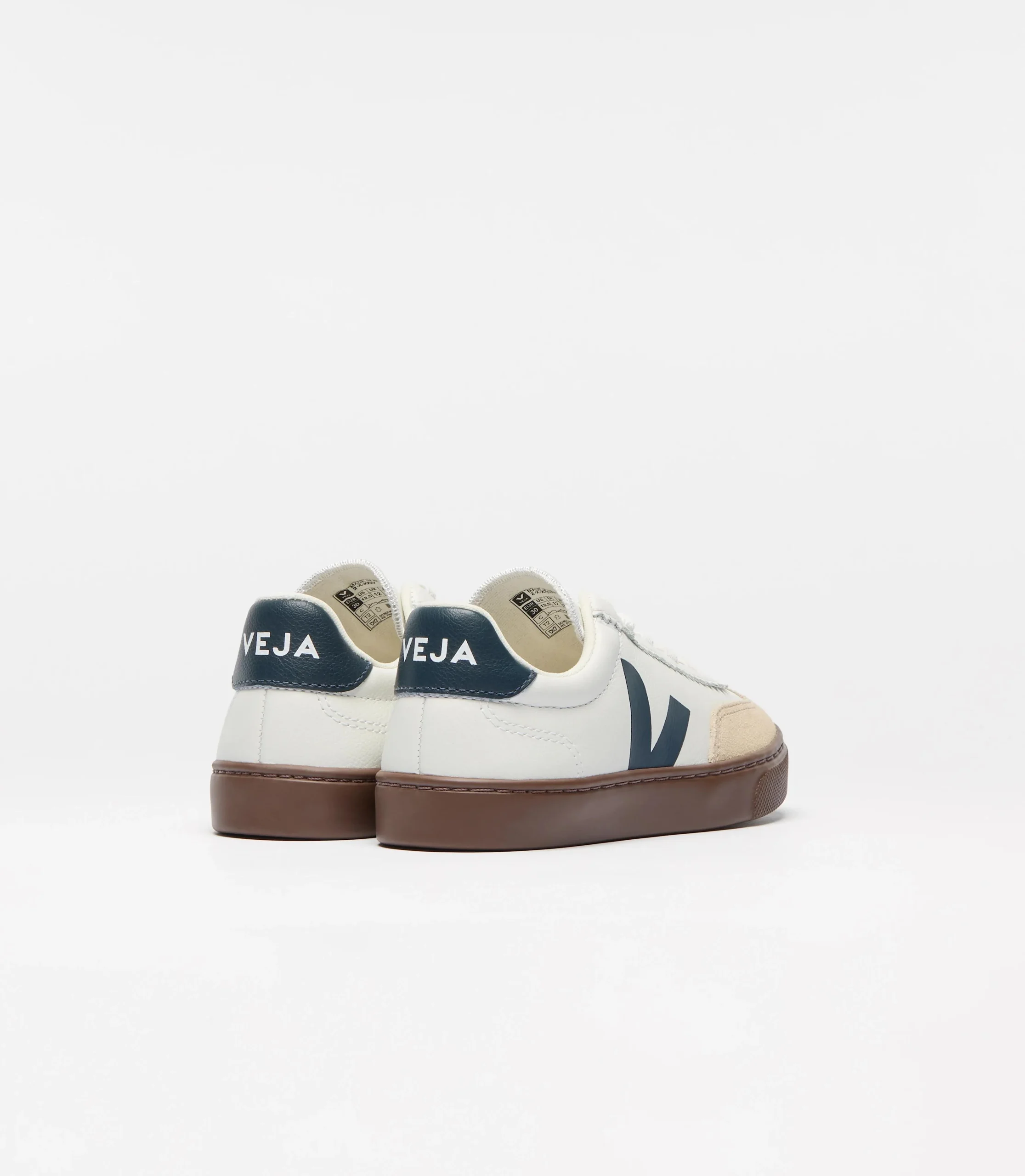 Volley Elastic Laces Leather White Nautico Bark - immagine 4