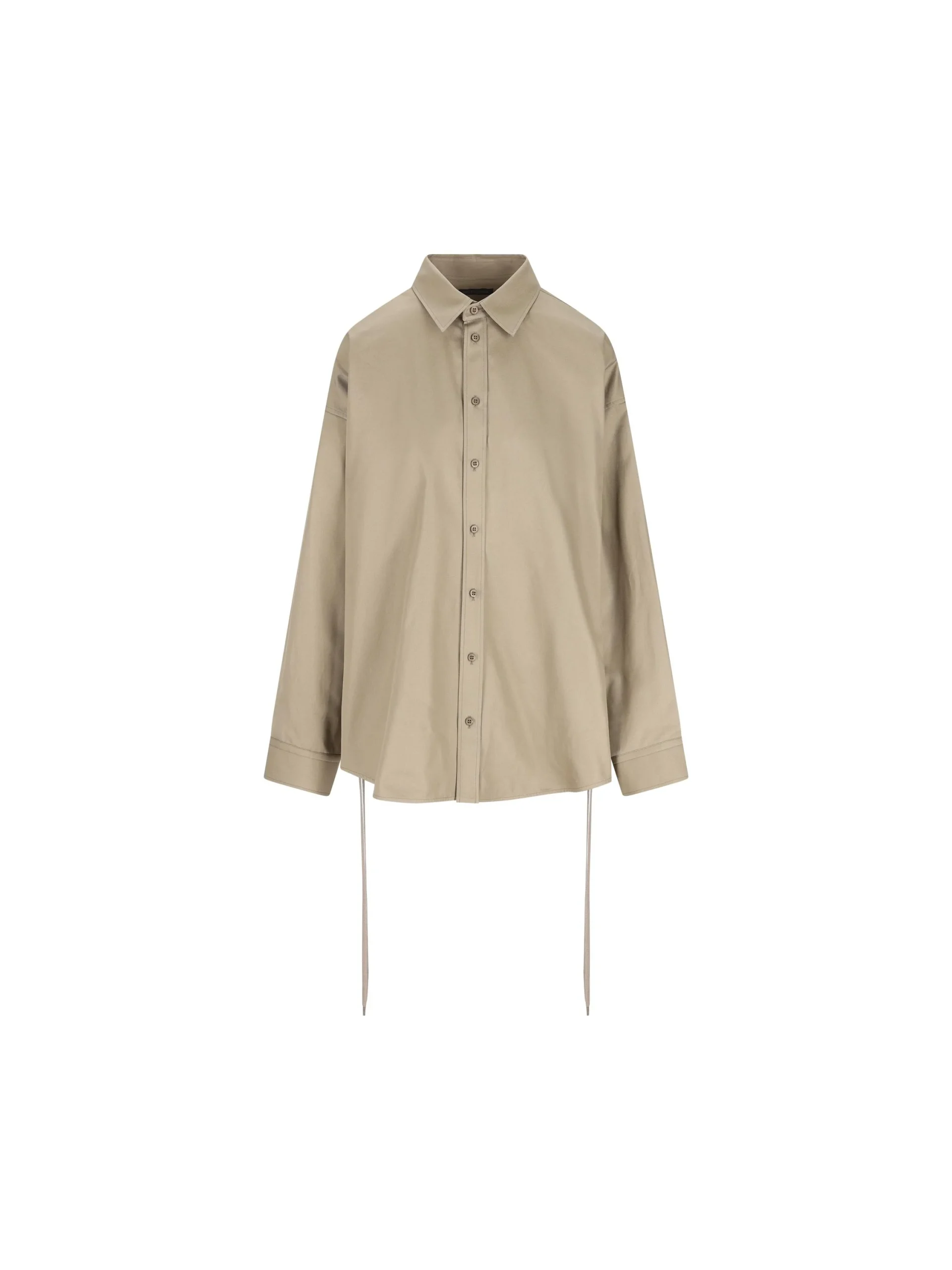 BALENCIAGA Camicia Con Lacci In Gabardine - immagine 2