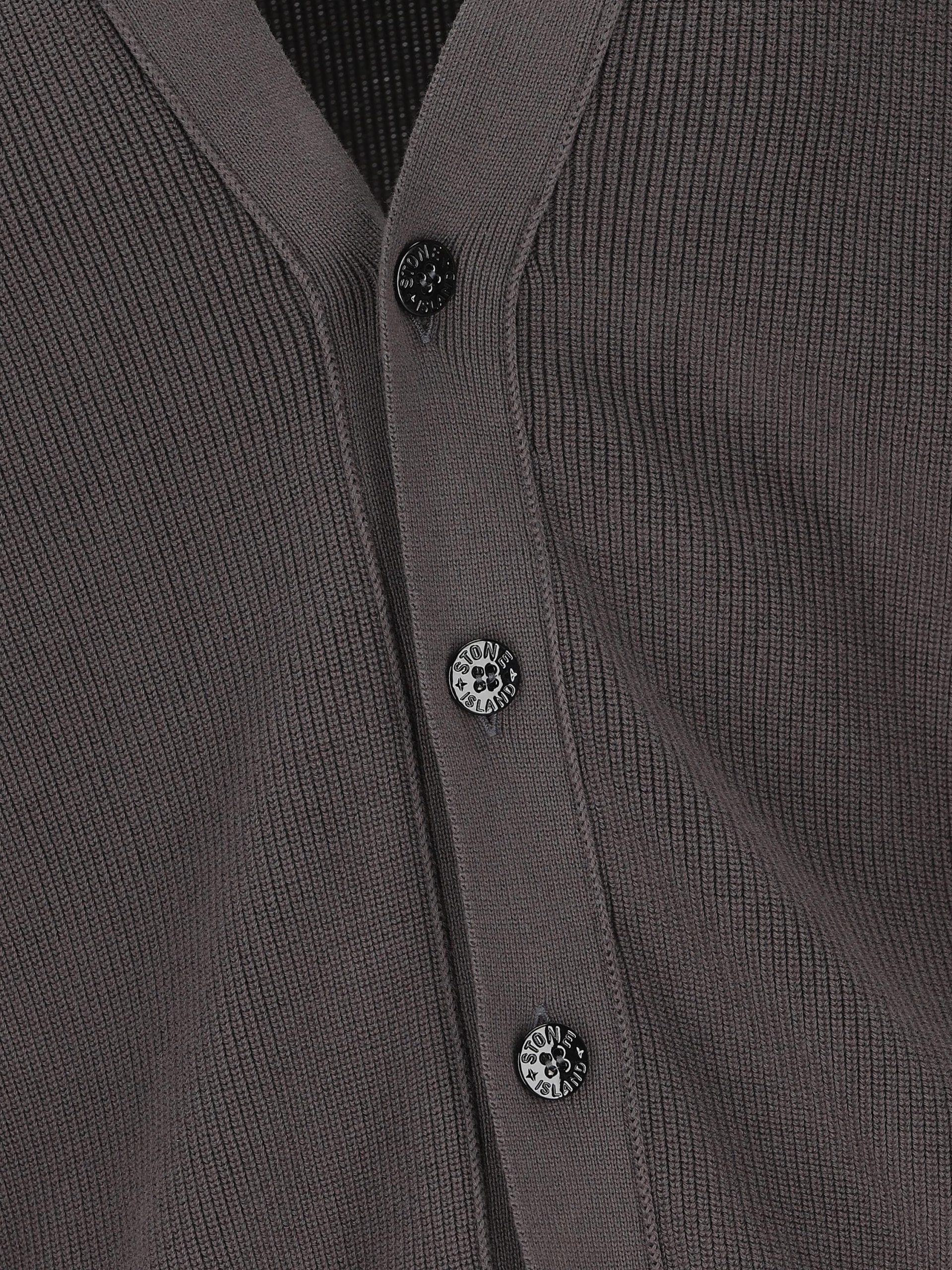 STONE ISLAND Cardigan In Cotone - immagine 4