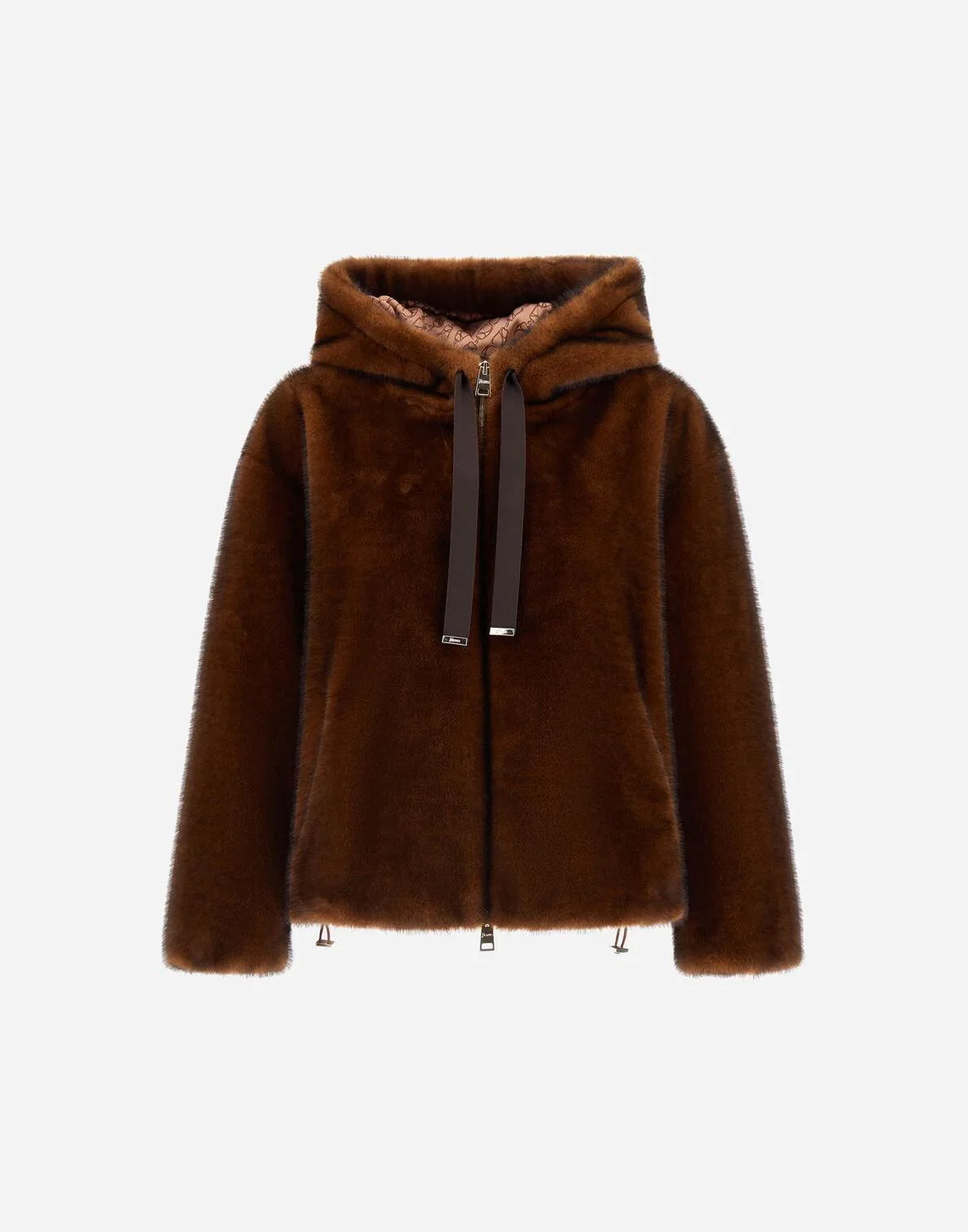 Bomber in melange alternative mink fur - immagine 2
