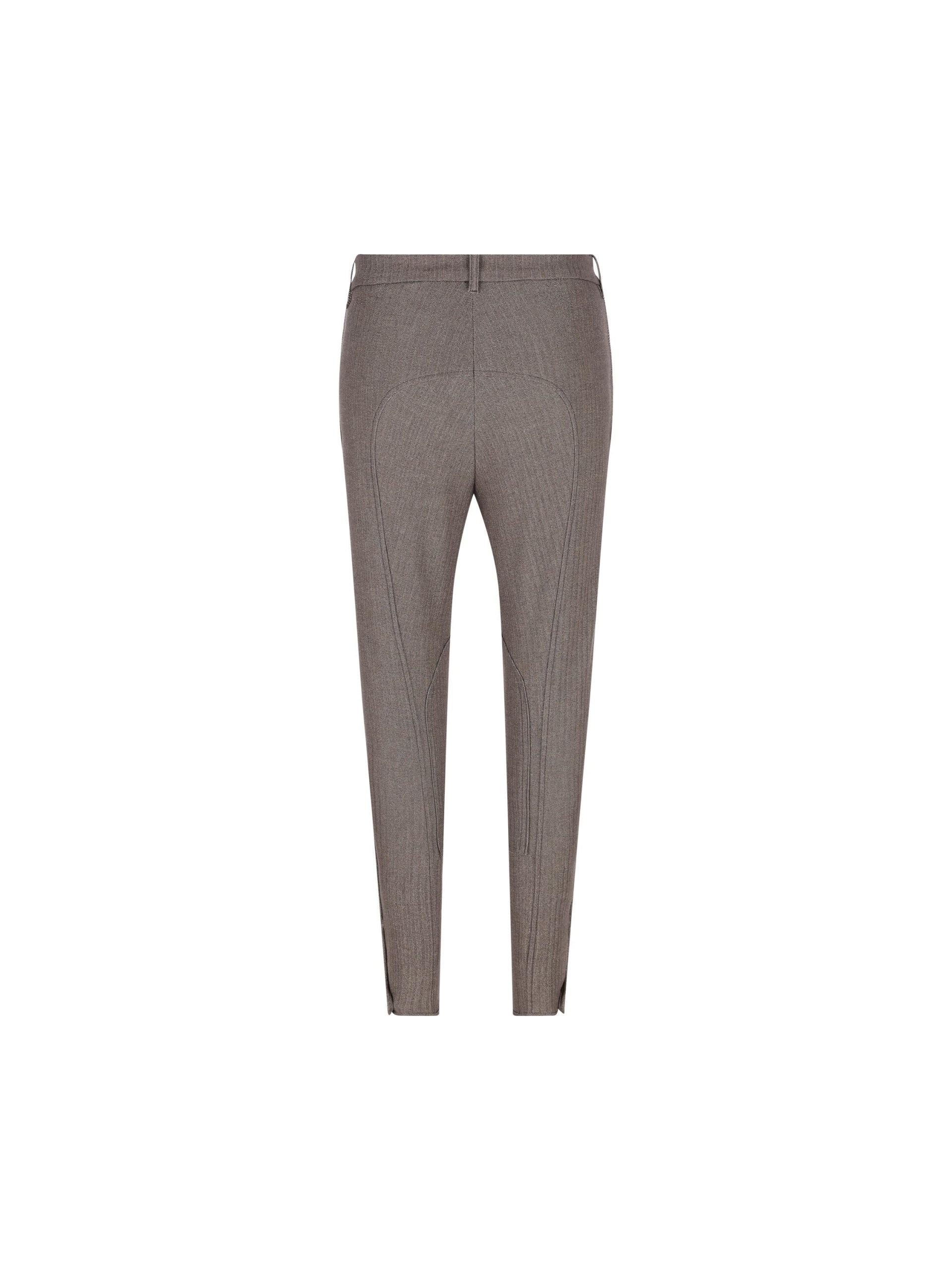 BURBERRY Pantaloni Jodhpur In Cotone Stretch - immagine 3
