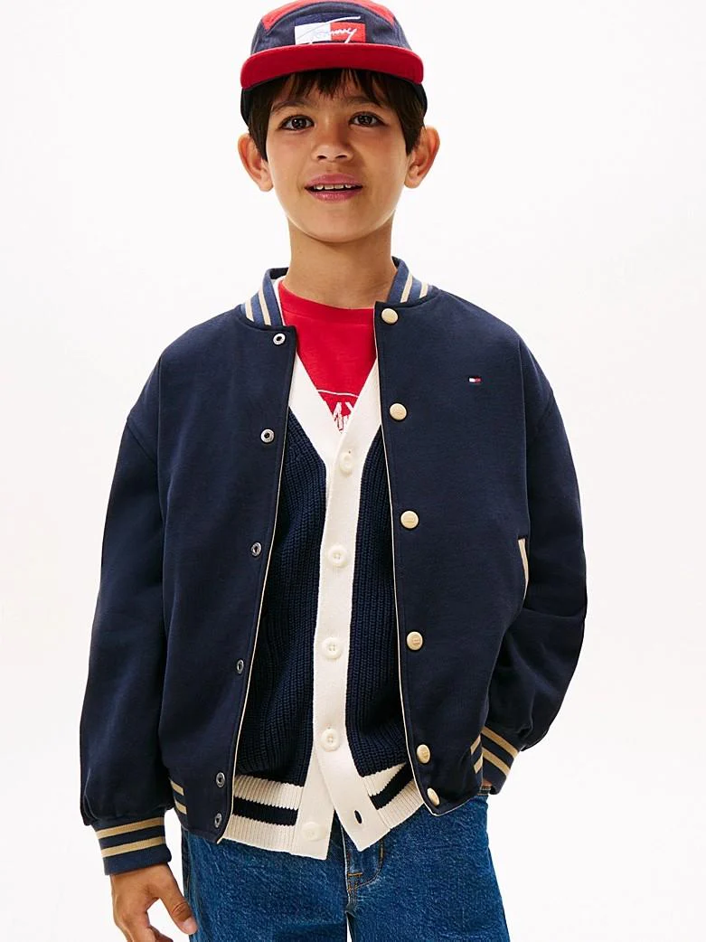 Bomber relaxed fit reversibile con logo - immagine 4