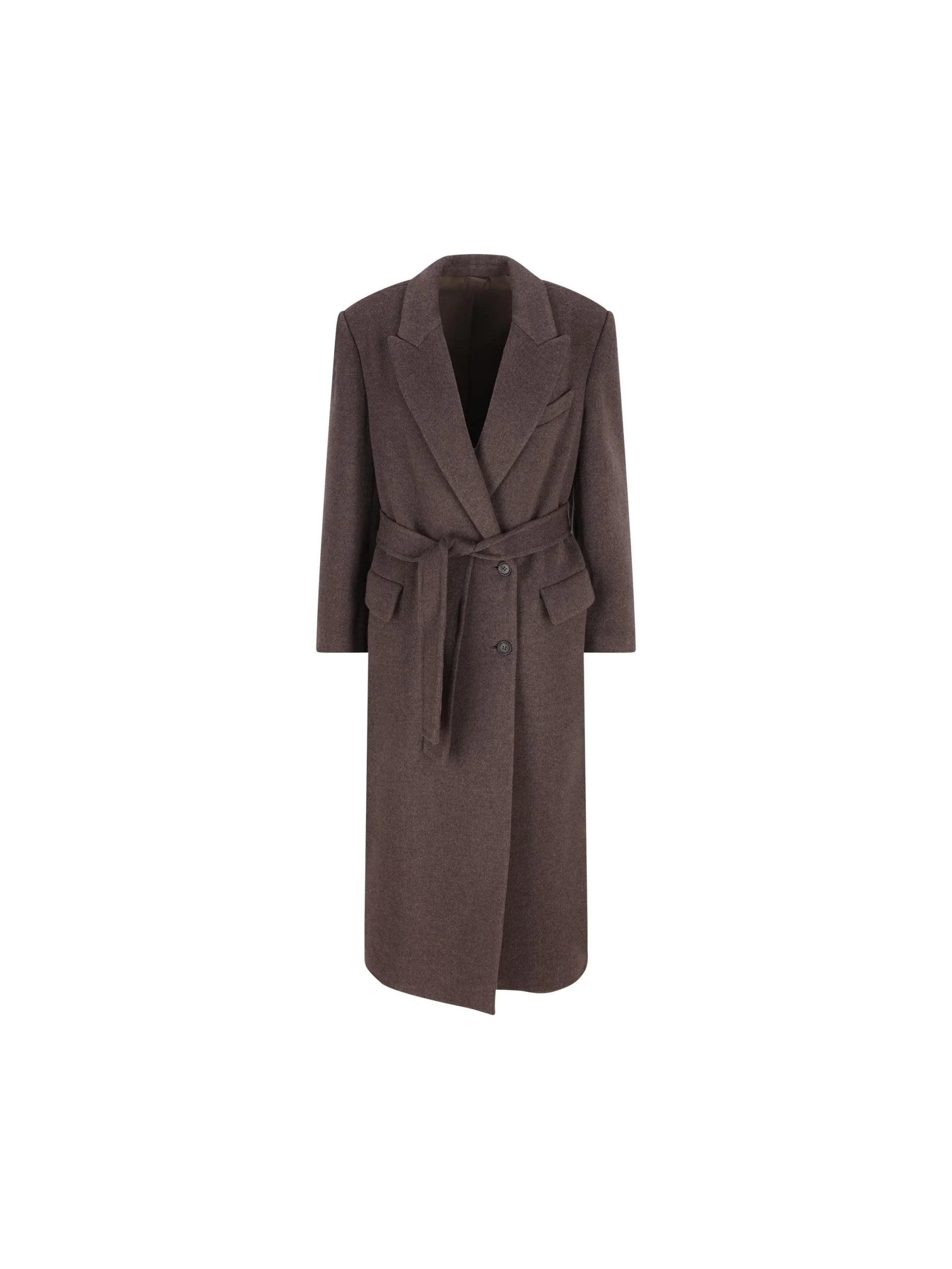 BRUNELLO CUCINELLI Cappotto Double In Panno Di Lana Vergine - immagine 2