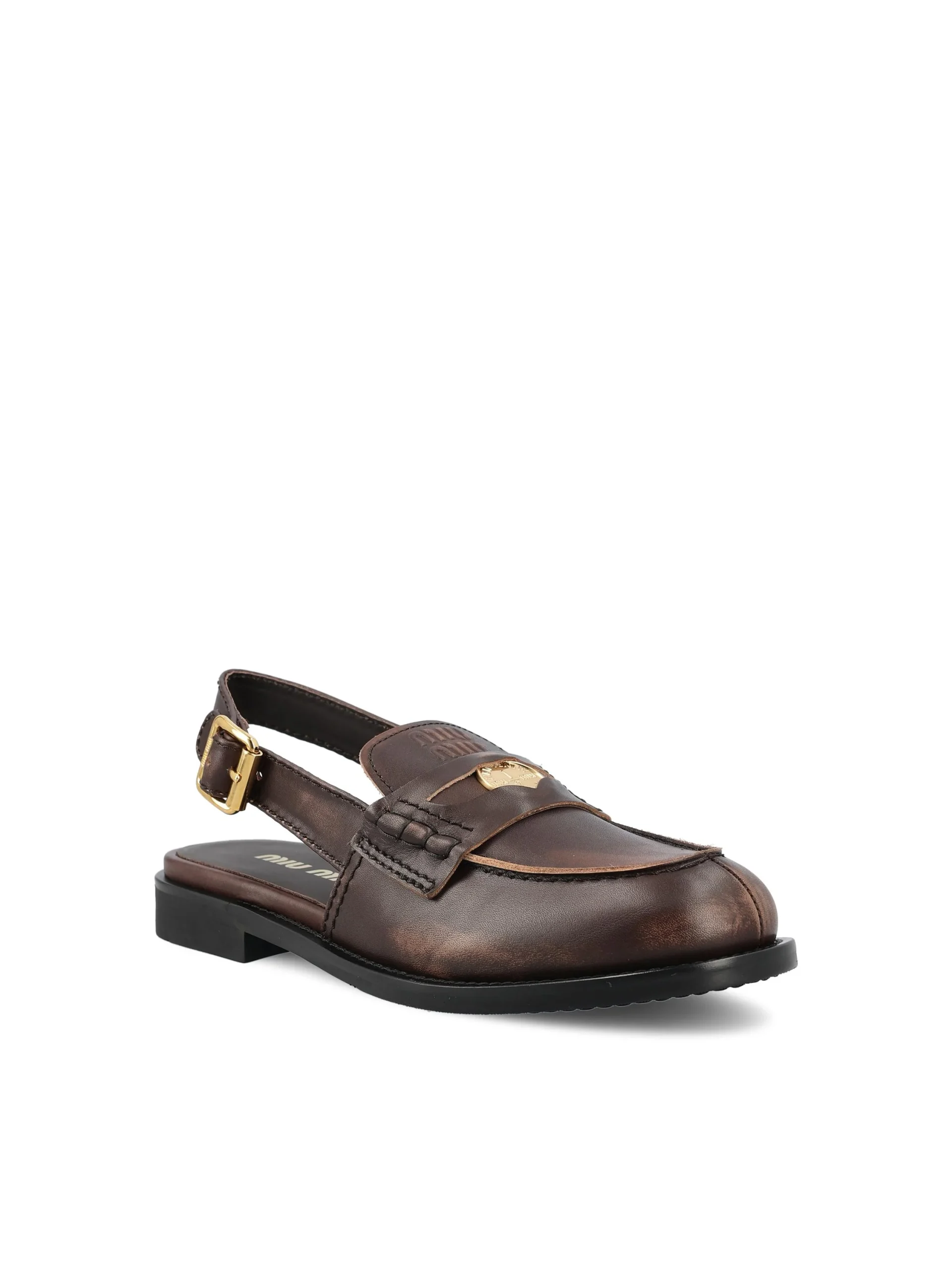 MIU MIU Mocassini In Pelle - immagine 3