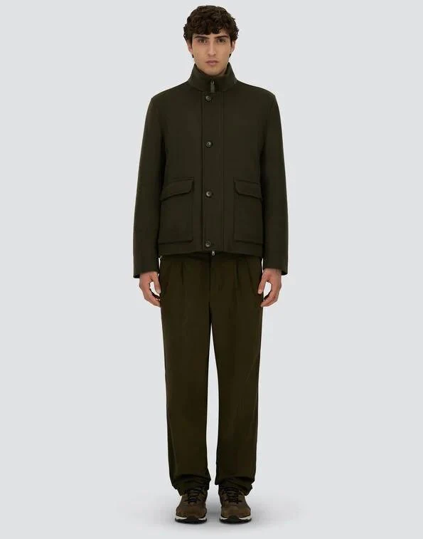 Field jacket in pure cashmere - immagine 7