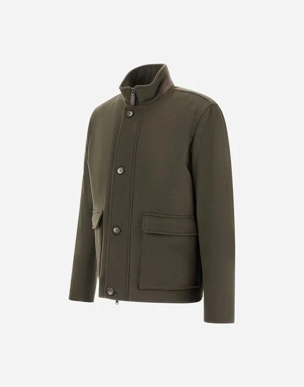 Field jacket in pure cashmere - immagine 4