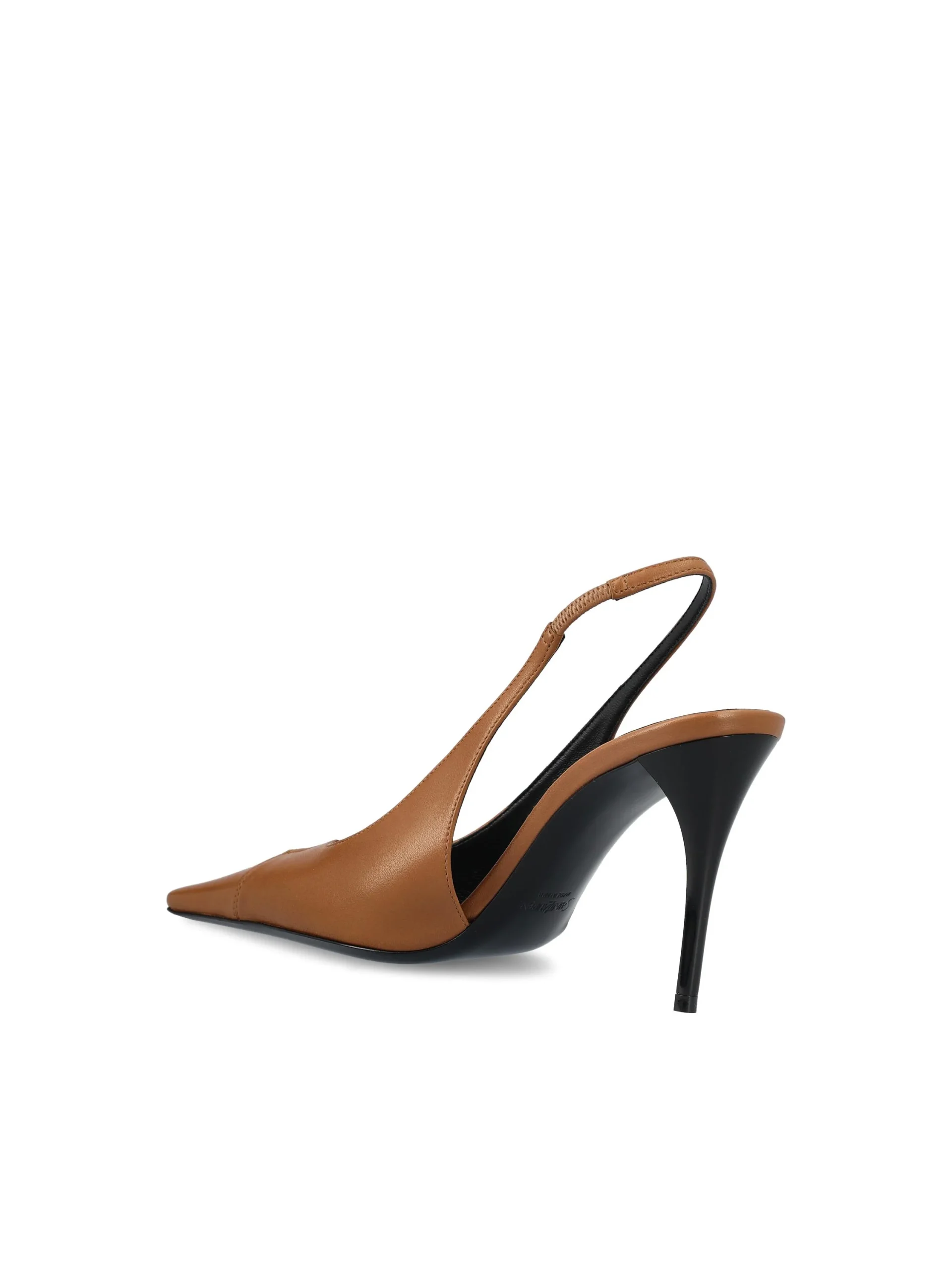 SAINT LAURENT Décolleté Babylone Breteuil In Pelle - immagine 4