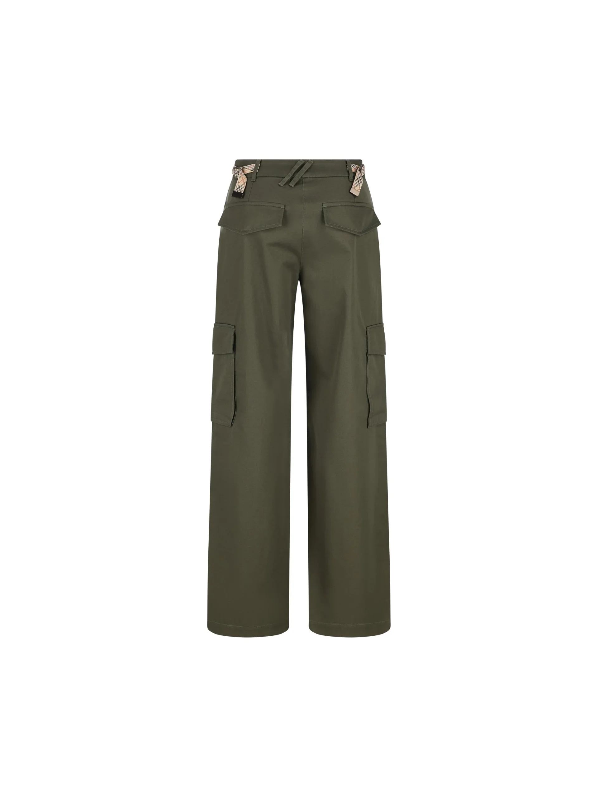 BURBERRY Pantaloni Cargo In Gabardine - immagine 3