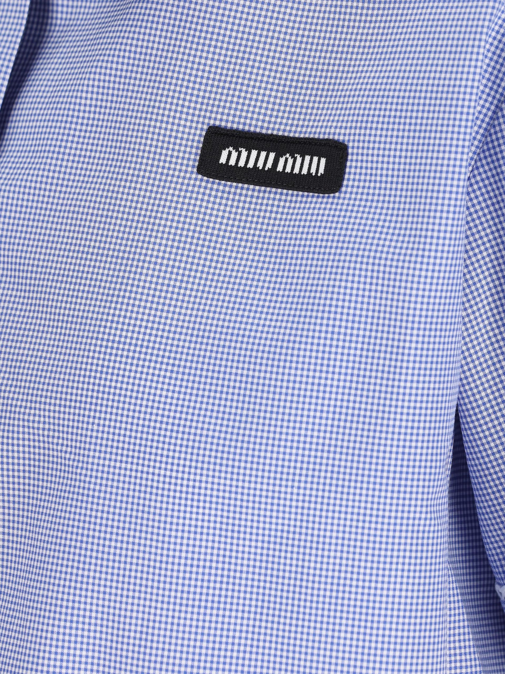 MIU MIU Camicia In Vichy - immagine 5