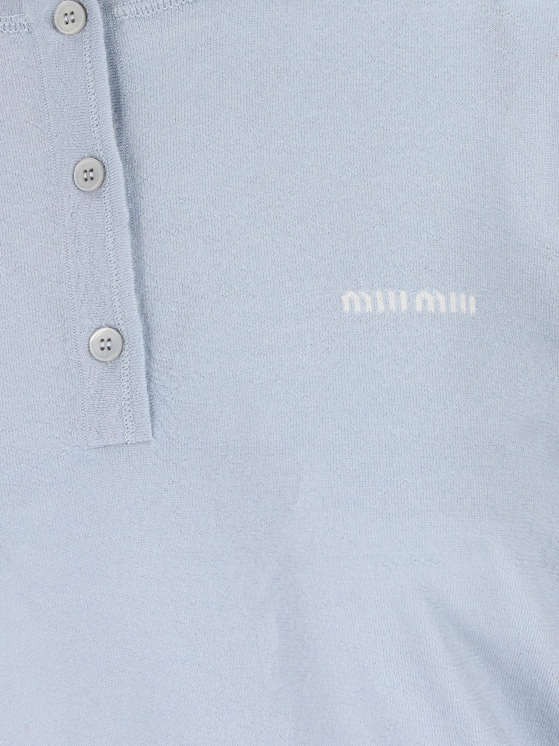 MIU MIU Maglia Girocollo In Cashmere - immagine 4