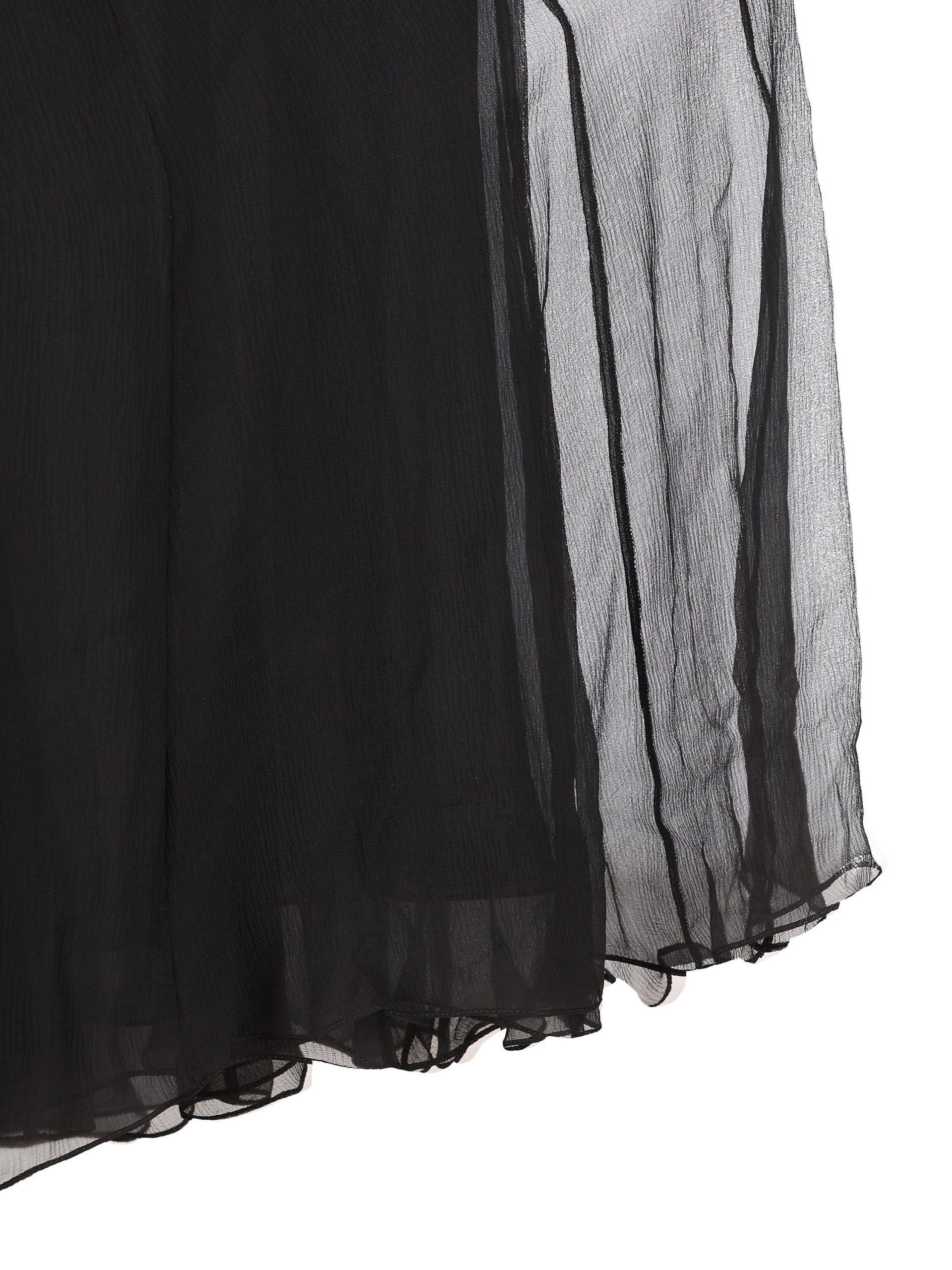 CHLOE' Maxi Gonna Fluida In Mussola Di Seta - immagine 5