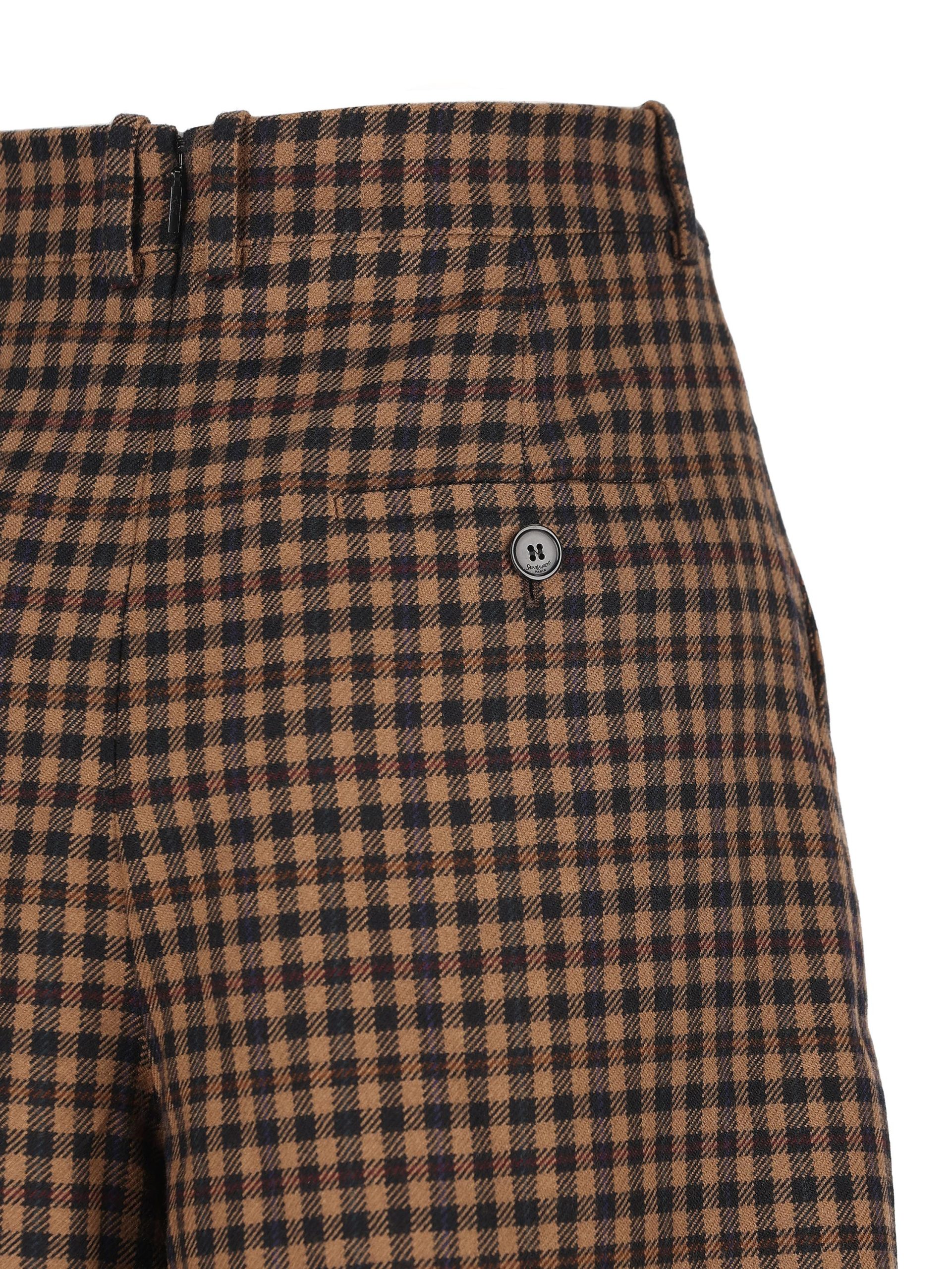 SAINT LAURENT Gonna Pantalone In Lana - immagine 5