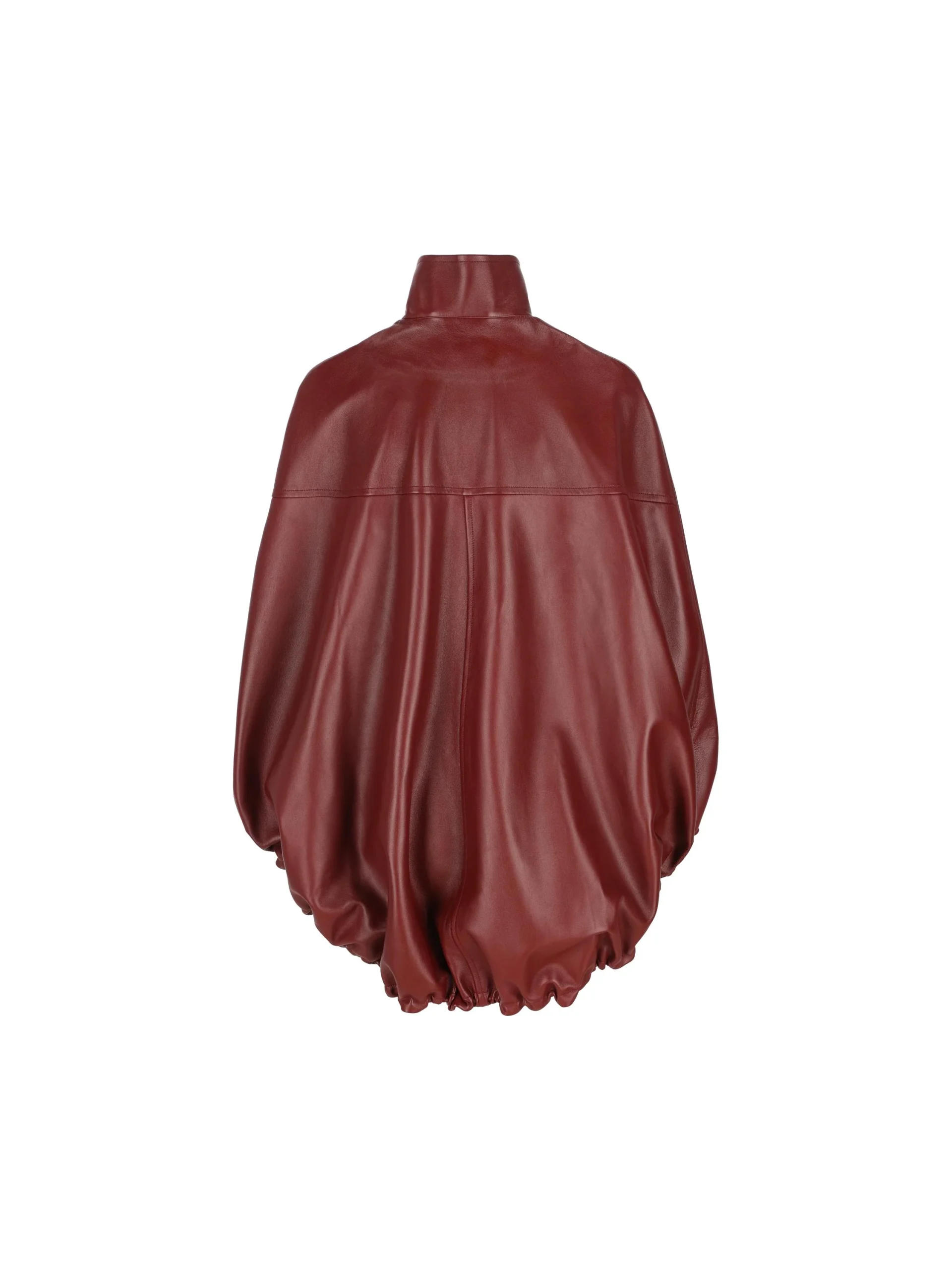 BALENCIAGA Mantella Corta In Pelle Di Agnello - immagine 3