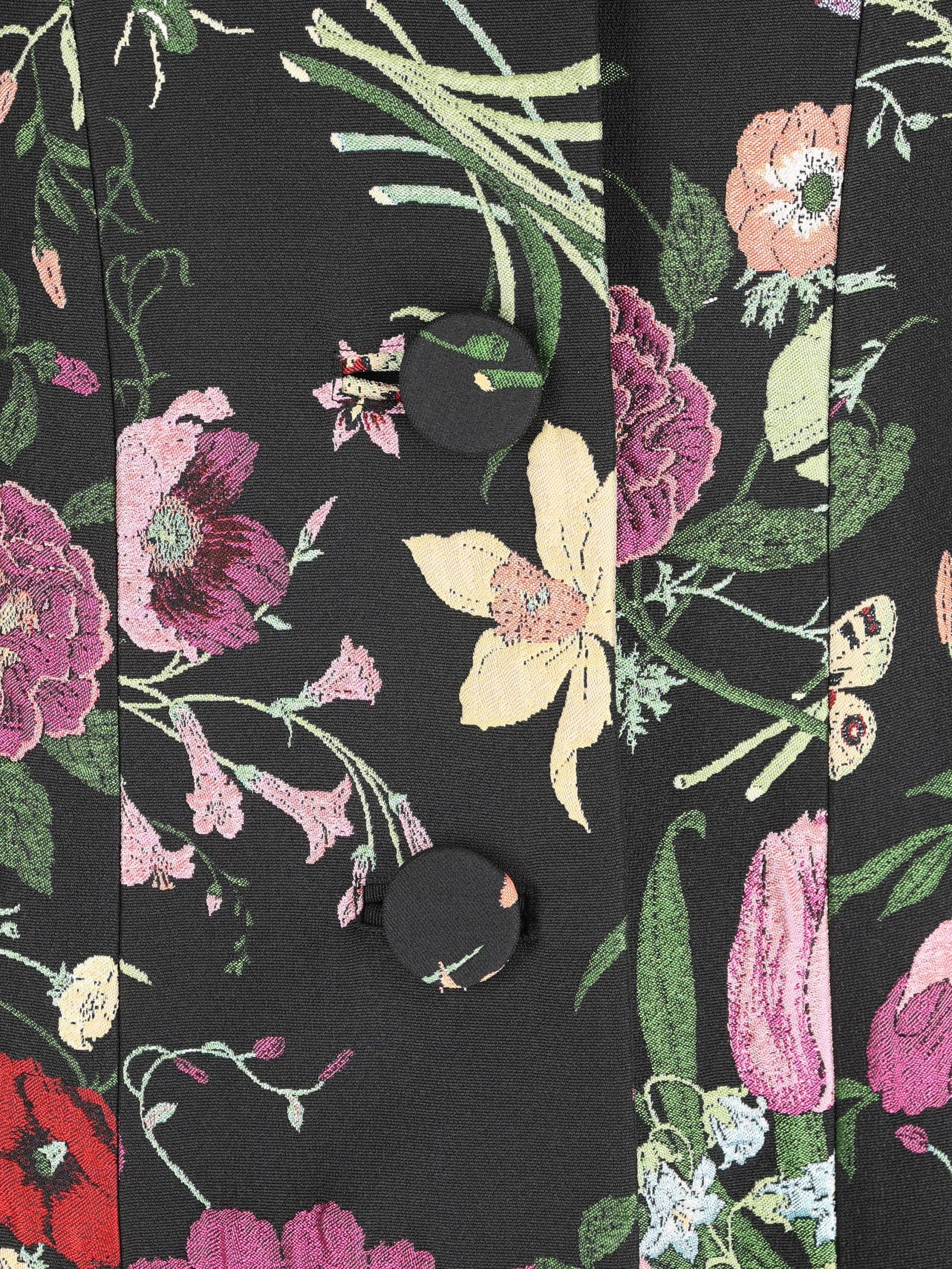 GUCCI Cappotto In Broccato Di Seta Gucci Flora - immagine 4
