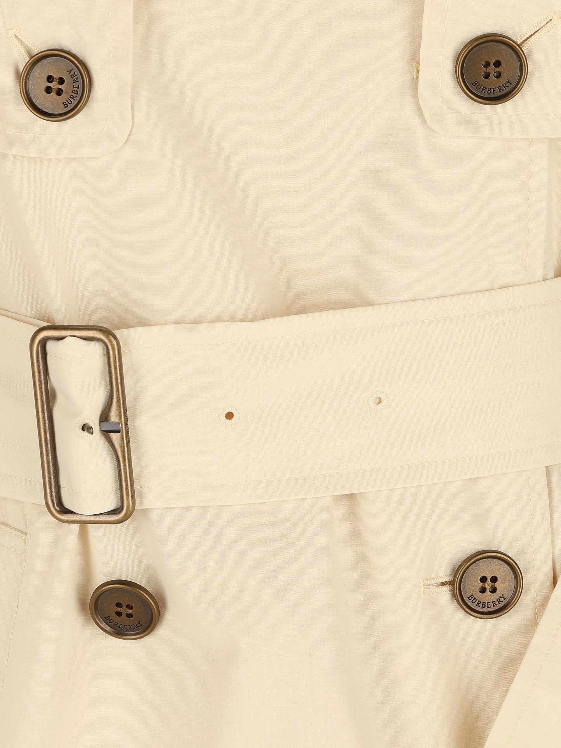 BURBERRY Trench Trerose In Tela - immagine 5