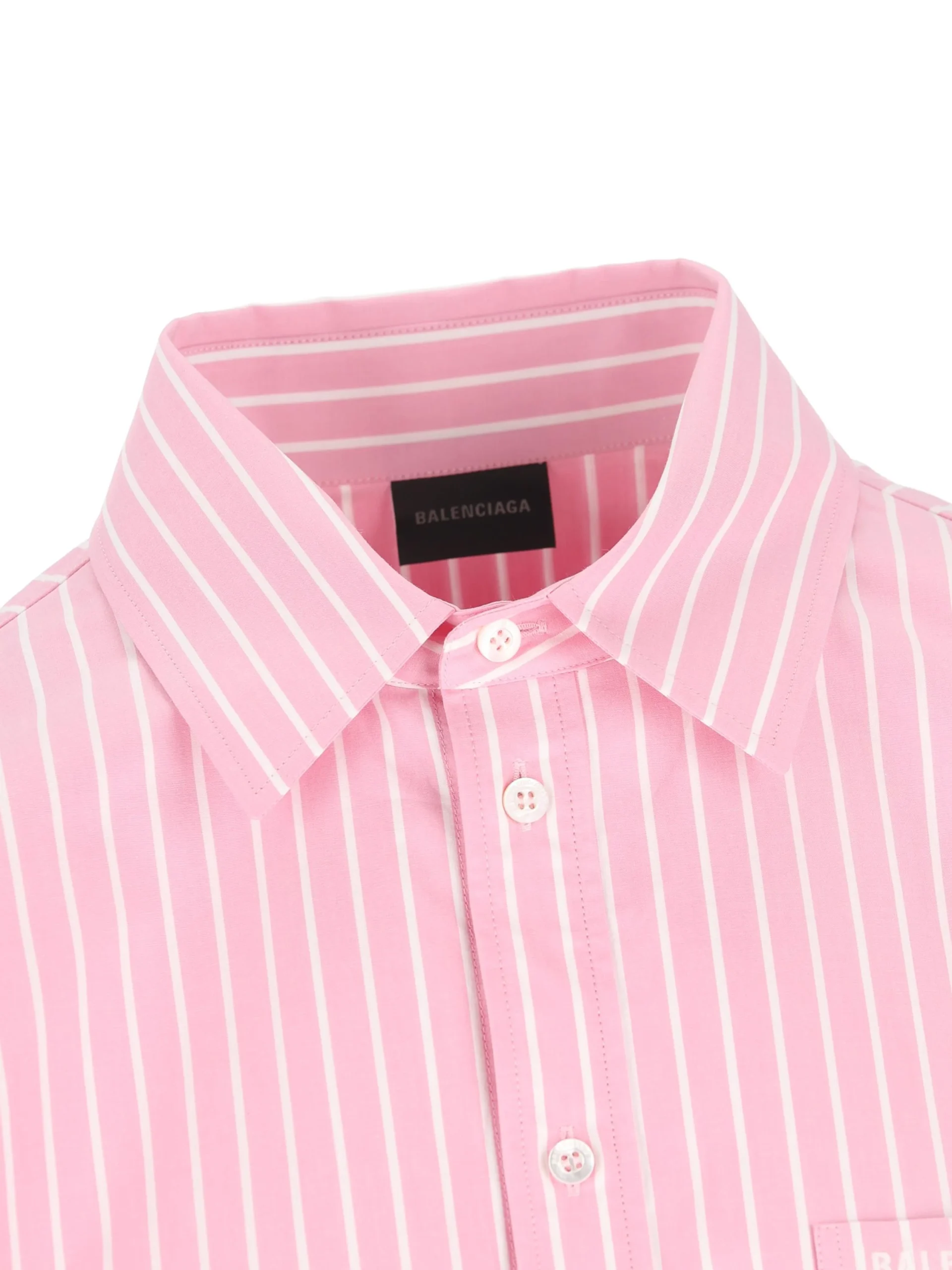 BALENCIAGA Camicia In Popeline Di Cotone - immagine 4