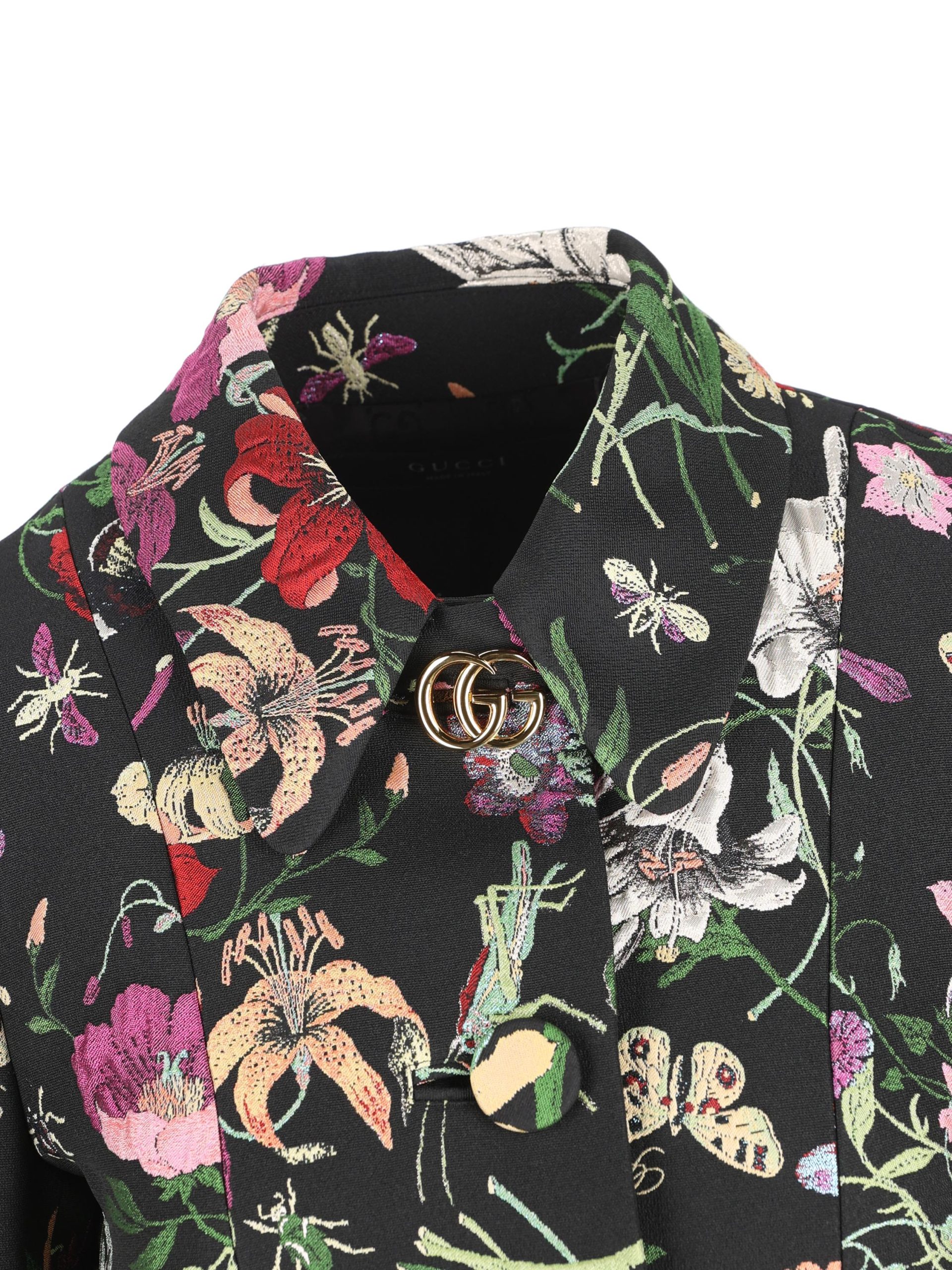 GUCCI Cappotto In Broccato Di Seta Gucci Flora - immagine 5
