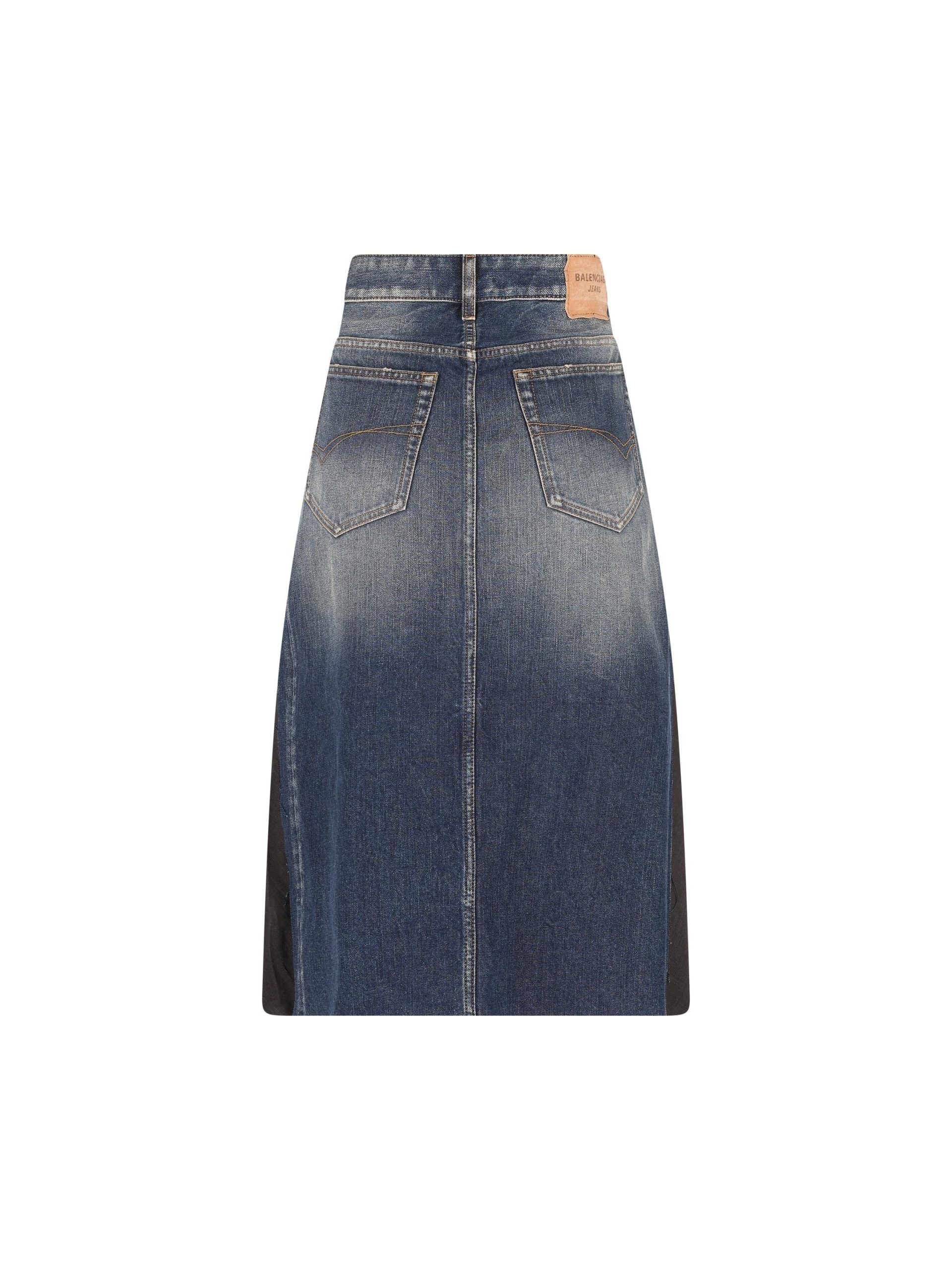 BALENCIAGA Gonna In Lino E Cotone - immagine 3
