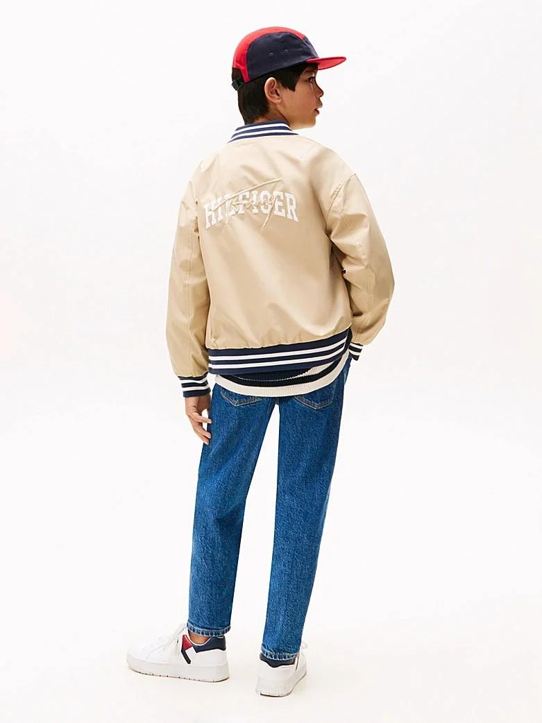 Bomber relaxed fit reversibile con logo - immagine 9